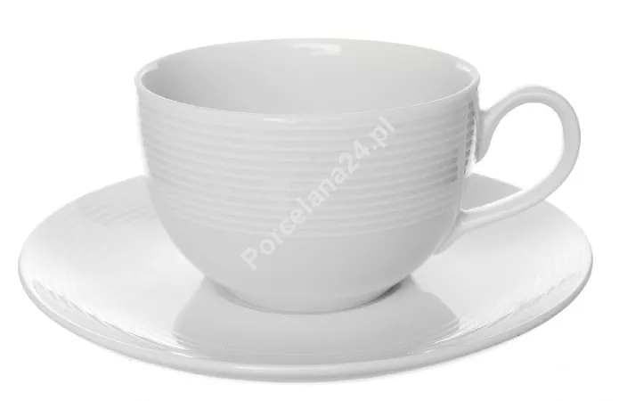 Filiżanka ze spodkiem 0,25 L / 15,5 cm Chodzież - Yvette (Yvonne) E755 BIAŁA LINEA Filiżanka ze spodkiem 0,25 L / 15,5 cm Chodzież - Yvette (Yvonne) E755 BIAŁA LINEA