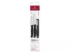 Komplet noży z obieraczką (3el) Victorinox - Swiss Classic Black V.SC.B.6.7113.33