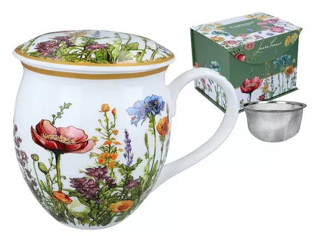 Kubek beczka 0,47 L Carmani - Kwiaty Polne 33.840-9430