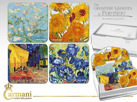 Kpl. podkładek korkowych pod kubki (4 szt.) Carmani - Vincent van Gogh 33.830-0000