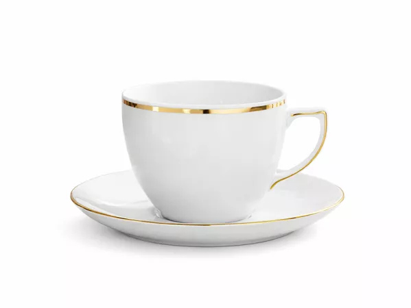 Filiżanka ze spodkiem 0,25 L/15 cm Chodzież - City B326 Złota Linia Filiżanka ze spodkiem 0,25 L/15 cm Chodzież - City B326 Złota Linia