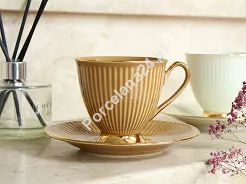 Filiżanka ze spodkiem 0,25 L / 15 cm Chodzież - Dalia Topaz GZ03
