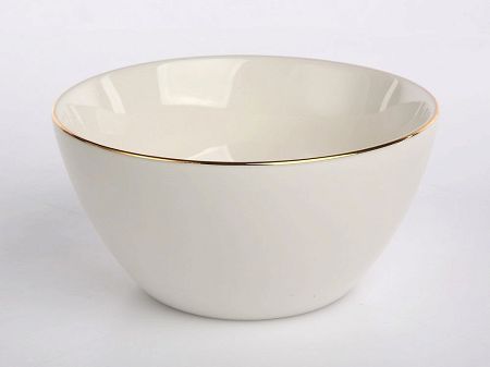 Salaterka 14 cm Karolina - MariaPaula Ecru Złota Linia 23011 (Klasyka / Nova)