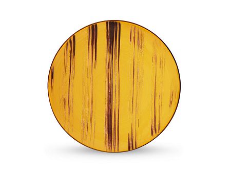Talerz płytki 23 cm Wilmax - Scratch Żółty 668413