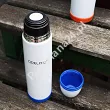 Termos stalowy 1 L Odelo - Biało-niebieski 1OD.TER.1330-N