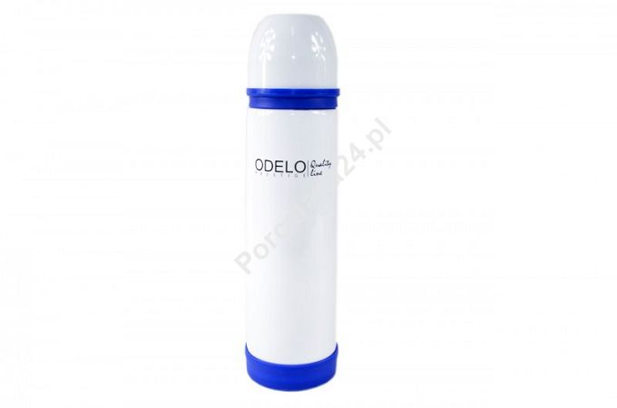 Termos stalowy 1000 ml Odelo - Biało-niebieski 1OD.TER.1330-N Termos stalowy 1000 ml Odelo - Biało-niebieski 1OD.TER.1330-N