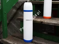 Termos stalowy 1 L Odelo - Biało-niebieski 1OD.TER.1330-N