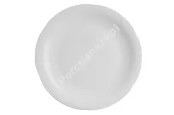 Talerz płytki 27 cm Chodzież - Kamelia C000 Biała
