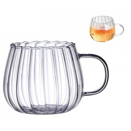 Kubek szklany 400 ml Ecarla - Lunara 20.SZK52 Kubek szklany 400 ml Ecarla - Lunara 20.SZK52