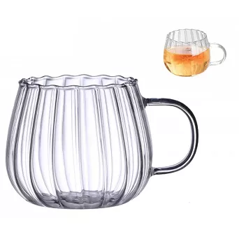 Kubek szklany 400 ml Ecarla - Lunara 20.SZK52