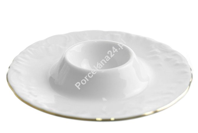 Spodek do jaj Ćmielów - Rococo 3604 ZŁOTA LINIA Spodek do jaj Ćmielów - Rococo 3604 ZŁOTA LINIA