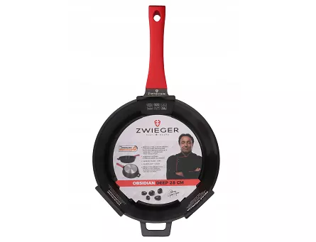 Patelnia głęboka 28 cm ZWIEGER - Obsidian 1Z.OB.P28G