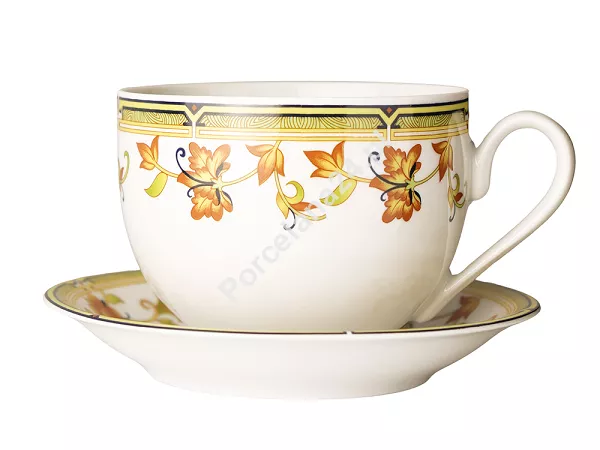 Filiżanka ze spodkiem 0,33 L / 15 cm  Bogucice - Jesień / Autumn 156 Filiżanka ze spodkiem 0,33 L / 15 cm  Bogucice - Jesień / Autumn 156