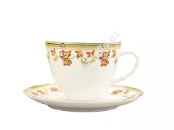 Filiżanka ze spodkiem 0,4 L / 18 cm  Bogucice - Jesień / Autumn 156