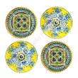 Kpl. podkładek ceramicznych 10,8 cm (4 szt.) Hanipol - Mix kolorów 33.008-2001