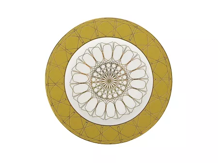 Talerz deserowy 19 cm Ćmielów - Jenny Solaris Gold