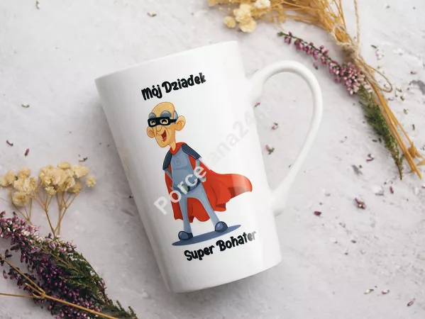 Kubek stożek 0,35 L Altom Design -  Dziadek super bohater 07.BAB.3207 Kubek stożek 0,35 L Altom Design -  Dziadek super bohater 07.BAB.3207