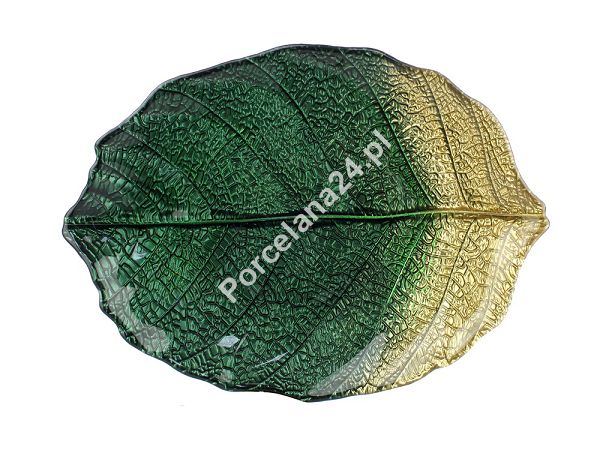 Talerz dekoracyjny 34 cm Villa Italia - Tiba Liść AK358 Talerz dekoracyjny 34 cm Villa Italia - Tiba Liść AK358