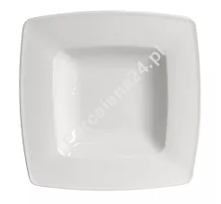 Talerz głeboki 21 cm Lubiana - Victoria biała (nr 2719)