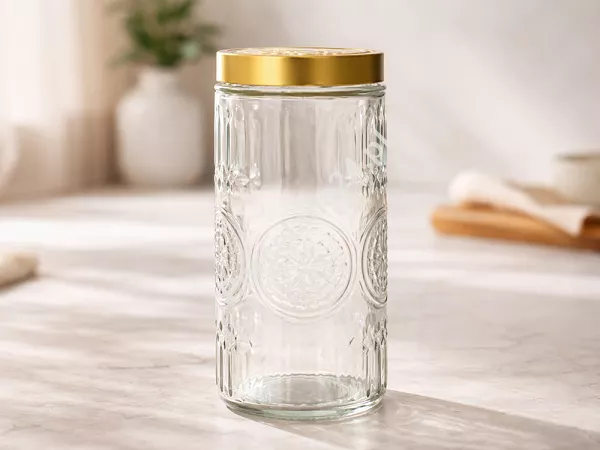 Pojemnik szklany okrągły 17 cm Altom Design - Daisy 07.POJ.8530 Pojemnik szklany okrągły 17 cm Altom Design - Daisy 07.POJ.8530