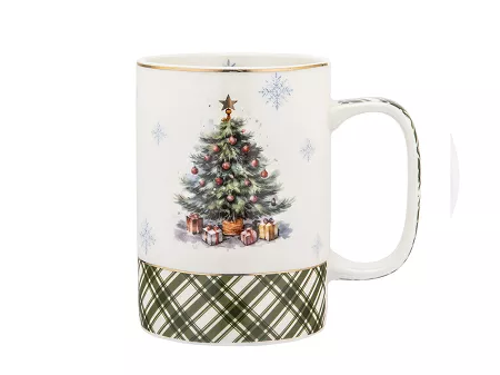 Kubek 0,38 L Altom Design - Świąteczne Drzewko 07.CHR.2824