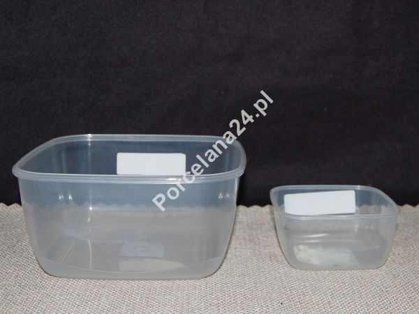 Kpl. pojemników plastikowych bez pokrywek Wyprzedaż  Kpl. pojemników plastikowych bez pokrywek Wyprzedaż 