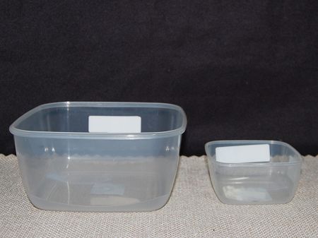 Kpl. pojemników plastikowych bez pokrywek Wyprzedaż 