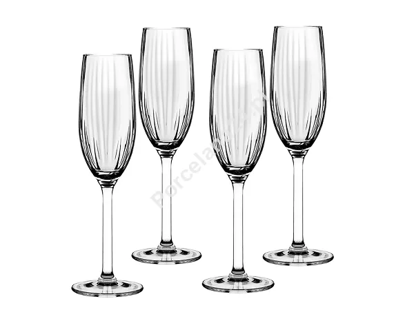 Kpl. kieliszków do szampana 210 ml (4szt) Altom Design - Plisse 07.PLI.6662 Kpl. kieliszków do szampana 210 ml (4szt) Altom Design - Plisse 07.PLI.6662
