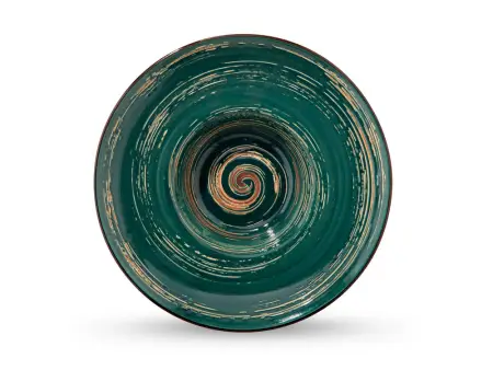 Talerz głęboki 24 cm  Wilmax - Spiral Zielony 669525