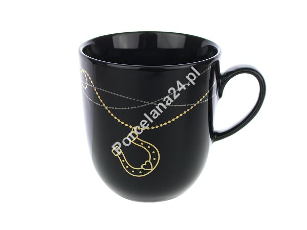 Kubek 0,35 L Karolina - Amelia Black 3958 Podkowa Kubek 0,35 L Karolina - Amelia Black 3958 Podkowa