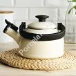 Czajnik emaliowany 1,6 L Forchetto - Retro Cremoso 1FO.CZA.1161
