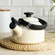 Czajnik emaliowany 1,6 L Forchetto - Retro Cremoso 1FO.CZA.1161