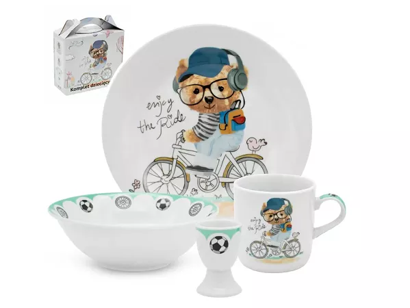 Garnitur dziecięcy (4 el) Bella Fiore - Miś 1TR.DZ.44308 Garnitur dziecięcy (4 el) Bella Fiore - Miś 1TR.DZ.44308