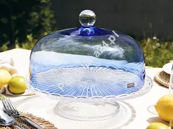 Klosz do sera i ciast 26 cm Krosno - Kobaltowy Home & Living 44.PAT.0108-0260-KO