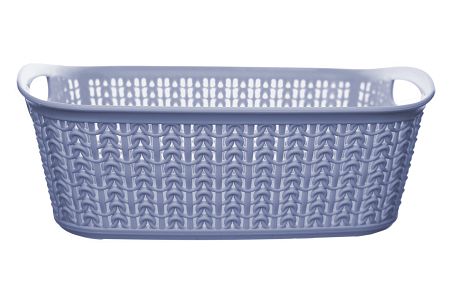 Koszyk 26,5 x 20 cm Üçsan Plastik - Knit Błękitny 6.KOS.M-059-B