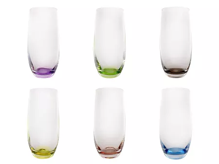 Kpl. szklanek long 350ml (6szt) Bohemia - RAINBOW 4SB.RA.793005