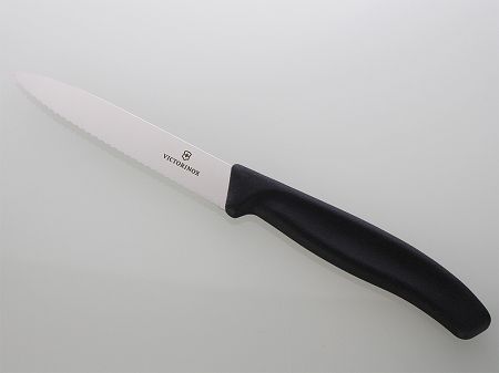 Nóż ząbkowany 10 cm Victorinox - Swiss Classic Black V.SC.B.6.7733