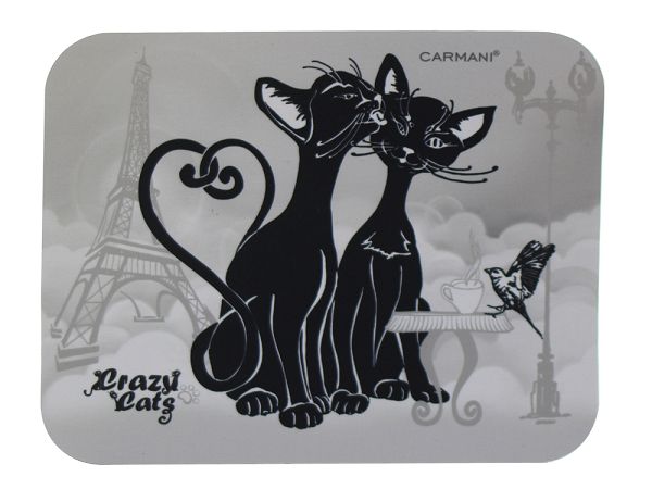 Podkładka pod mysz 18x22 cm Carmani - Koci świat 022-0340 Podkładka pod mysz 18x22 cm Carmani - Koci świat 022-0340