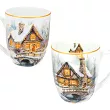 Komplet 2 kubków 0,4 L Carmani - Dom w objęciach zimy 33.219-9107