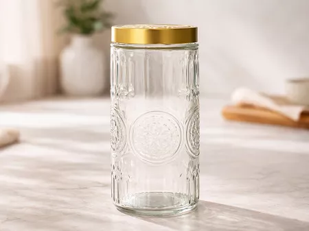 Pojemnik szklany okrągły 22 cm Altom Design - Daisy 07.POJ.8529