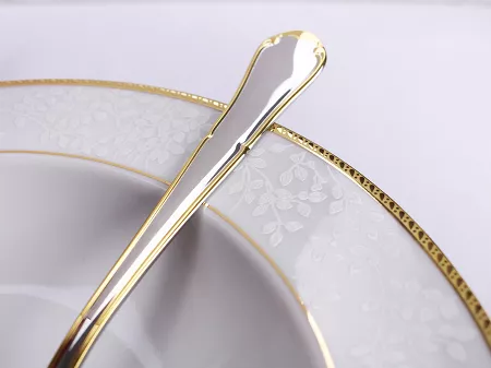 Talerz deserowy 17 cm Bogucice - New Hollis Gold 641