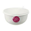 Misa do ciasta 3 L Bohemia Poland - FAST&EASY Biała pokrywa 4S.949711-B