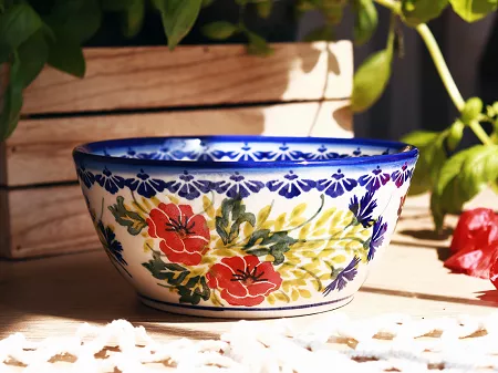 Salaterka 18 cm Bolesławiec - Maki Smolińskiej gat. I