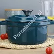 Garnek żeliwny 20 cm Nois - Morski 17.830058