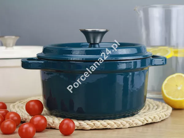 Garnek żeliwny 20 cm Nois - Morski 17.830058 Garnek żeliwny 20 cm Nois - Morski 17.830058