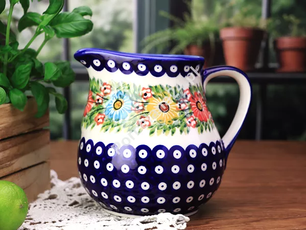 Dzbanek 1,5 L Bolesławiec - Rajska Łąka gat. I Dzbanek 1,5 L Bolesławiec - Rajska Łąka gat. I