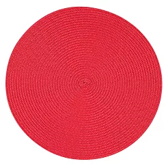 Podkładka / mata na stół słomkowa 38 cm Altom Design - Czerwona 07.MAT.1842
