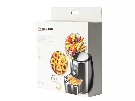 Wkłady papierowe do airfryer 20 cm (50 szt.) Fackelmann - Kwadratowe 11.42685