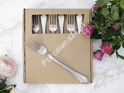 Komplet 6 widelczyków do ciasta 17,5 cm Hisar - Riva Vintage GIFT BOX