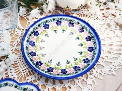 Talerz deserowy 19 cm Bolesławiec - Mariańska Koronka